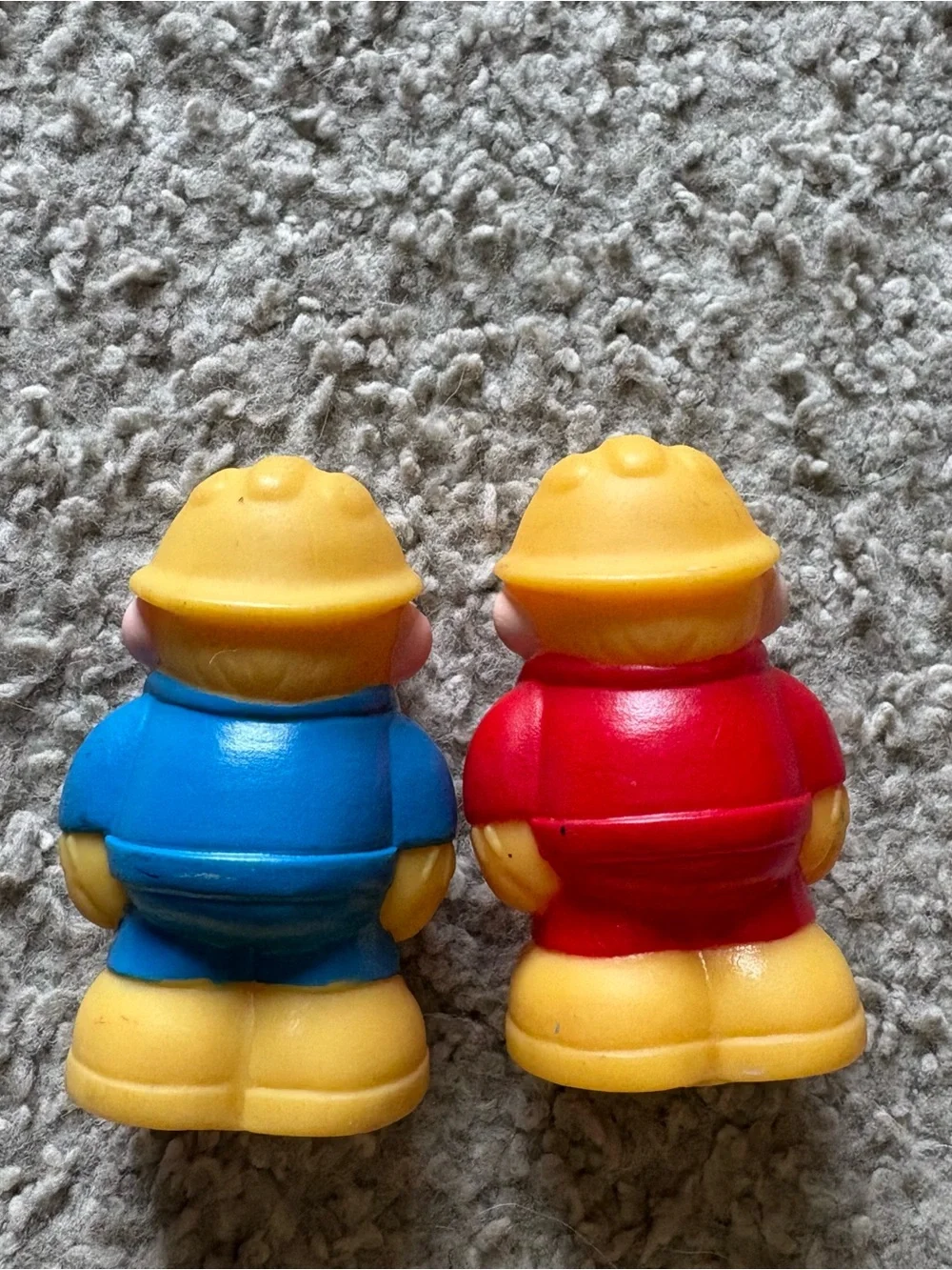 Tonka Construction Worker Figurines Chunky Toys Bundle Red Blue